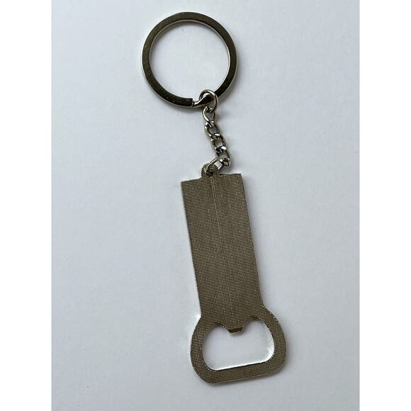 Thin Red Line American Flag Bottle Opener Keychain - Picture 3 of 6